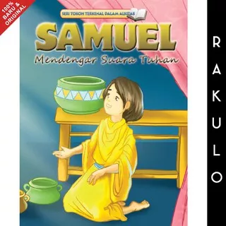 Buku Cerita Kristen Anak Seri Tokoh Alkitab Samuel Mendengar Suara Tuhan