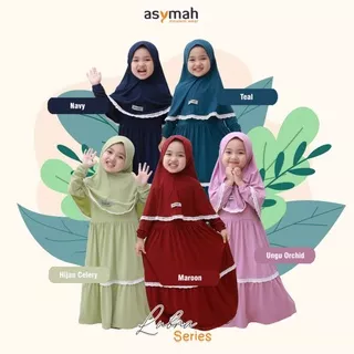 Gamis Anak Warna Pastel Jersey Premium by Asymah