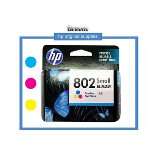 Tinta/Cartridge/Kartrid HP 802 Original Small Color/C/Cl/Colour New CH562ZZ