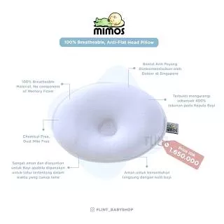 Mimos pillow indonesia singapore bantal peyang bayi baby newborn new born flat head syndrome