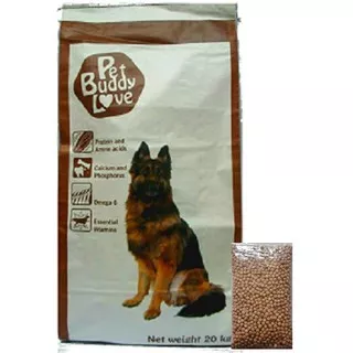 Makanan Anjing Pet Buddy Love Beef 1kg Repack 1 Kg PBL Dog Food Murah