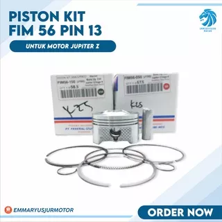 PISTON KIT FIM 56 JUPITER Z XXB 57 57.5 58 58.5 59 PIN 13