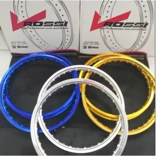 VELG ROSSI WM RING 17 UKURAN 120, 140, 160, 185, 215, 250 BLACK GOLD SILVER