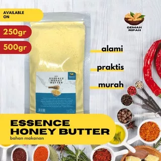 Essence Honey Butter 250gram 500gram 1kg Bubuk Honey Butter Almond Premium Essence Essen Perasa Minuman Bubuk Bahan Kue Roti Toping Donat Bubuk Minuman Rasa Bubuk Premium Essence Makanan Bahan Pembuat Kue Essence Kue Bubuk Boba Minuman Bubuk