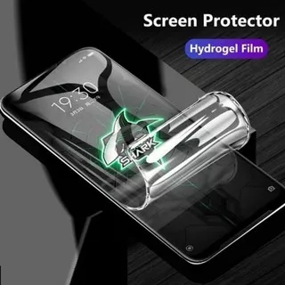 BlackShark 3 3 Pro 4 Hydrogel Anti Gores Plastik Jelly Lentur Screen Guard Protector Clear Black Shark