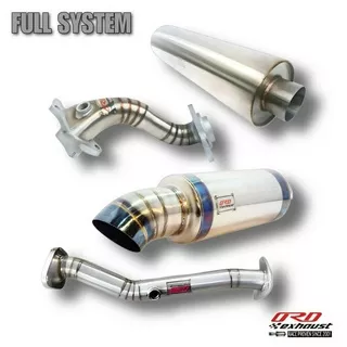 ORD Fullset Exhaust Knalpot Racing Brio Jazz Ge Freed Muffler v2+ v2s