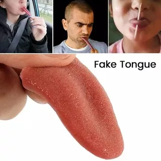 lidah mainan / lidah prank / lidah palsu / alat sulap lidah