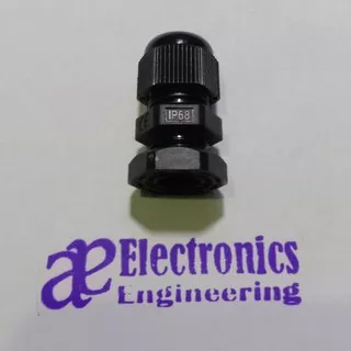 Cable Gland PG7 Cable Gland EWIG PG7 3.5-6mm Abu-abu, Hitam