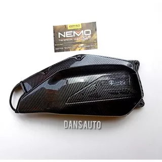 Cover Tutup Hawa CVT Vario 125 LED 2014/2017 Black Carbon