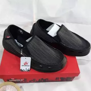 Sepatu slip on karet Ardiles original hitam