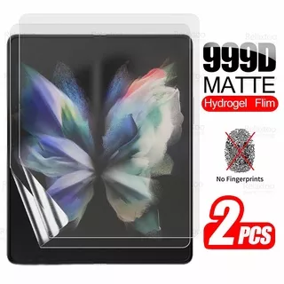 2pcs Hydrogel Matte Film For Samsung Galaxy Z Fold 3 5G Folder Z Fold3 ZFold3 Frosted Soft Protective Screen Protector Not Glass