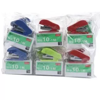 staples mini free isi / staples mini stapler / 1 pack isi 12 set
