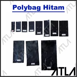 Polybag Hitam Berbagai Ukuran 1 KG Per Kilo Polibag Kantong Plastik Tanam