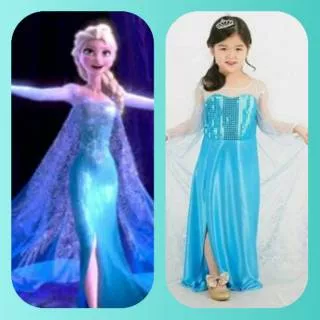 Baju Kostum Princess Elsa Frozen
