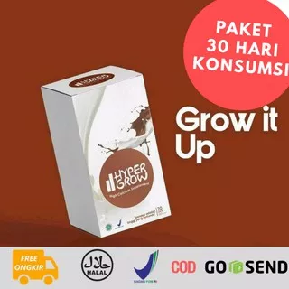 Paket 30 Hari Konsumsi Susu Hypergrow susu kalsium Peninggi Badan untuk Anak, Remaja & Dewasa