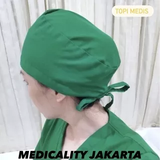 Topi oka / topi operasi / topi perawat / topi dokter / cap / surgical cap / topi operasi topi bedah