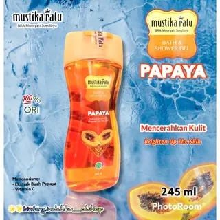 #MUSTIKA RATU# SABUN MANDI CAIR PEPAYA~SHOWER GEL PAPAYA 245ml