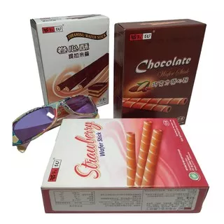 Willie Wafer Stick Chocolate / Strawberry / Tiramisu 50gr Astor Stik Wili