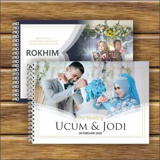 Buku Tamu Pernikahan / wedding Guest Book / wedding book CUSTOM