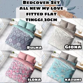 1kg 160/180 t30 cm sprei my love NEW 2020 BULMA GIONA ILONA KAZUMI MAGANI KRISSY NORDIC PINK POLKA SAYURI ZELLO uk 160/180 ×200 tinggi 30cm 1.3 kg lepas kardus (motif chat dulu)