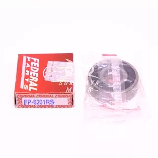 Laher 6201 RS Federal Bearing Lager Sepeda Motor Laker Roda Ban Depan Matic Honda Vario Beat 6201RS