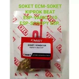 SOKET ECU-ECM-SOKET KIPROK- BEAT ESP-VARIO 110 ESP-SCOOPY ESP