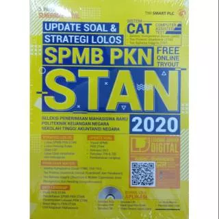 Buku USM STAN : UPDATE SOAL & STRATEGI LOLOS SPMB PKN STAN 2020 Free CD