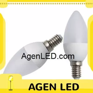 [BEST QUALITY] Lampu Candle LED 3W fitting E14 Hias 3 w watt bohlam lilin gantung HQ