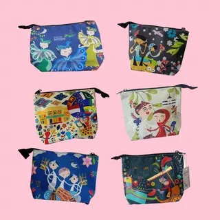 Pouch Dompet Masker Motif Lucu Unik Bandung Series | Pouch Kosmetik Makeup