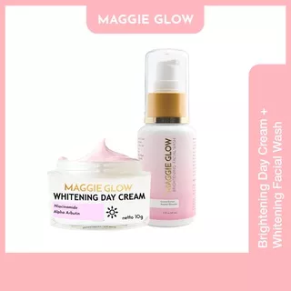 Maggie Glow Whitening Day Cream + Brightening Facial Wash 60ml