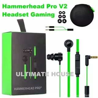Hammerhead Pro V2 Headset Gaming Razer Earphone Gaming Razer Mobile Game Online