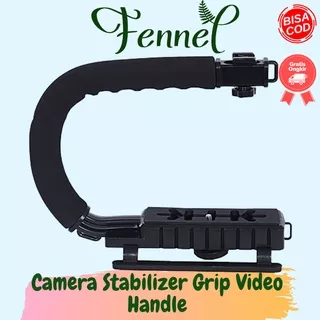 Camera Stabilizer Grip Video Handle C Shape for DSLR XT-375
