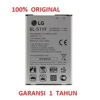 Baterai battey LG G4, G4 DUAL, G4 STYLUS, X MACH, G STYLO CDMA BL-51YF 100%original asli