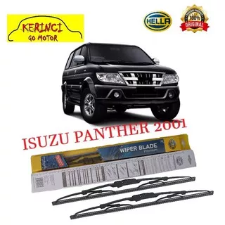 WIPER ISUZU PANTHER 2001 HELLA PREMIUM 22 & 16 SEPASANG - WIPER