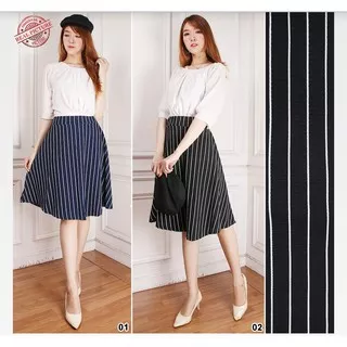 Rok Pendek Mimy Midi Skirt Casual Jumbo Wanita