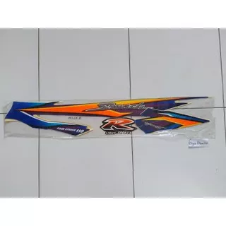  Striping Sticker Lis Suzuki Smash 110 2003 2004 Biru   / C O D bissa