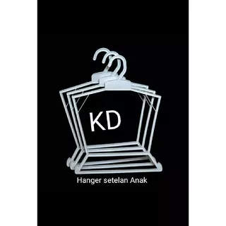 Hanger setelan Baju Anak 1 lusin (12pcs)