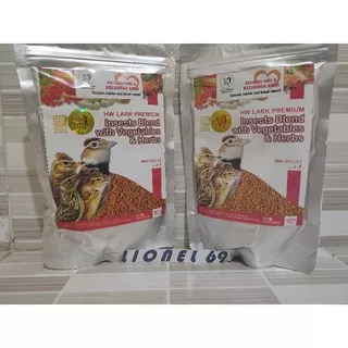 HW LARK PREMIUM PAKAN VOER PUR BURUNG BRANJANGAN INSECT BLEND WITH VEGETABLES PREMIUM HW PBIBKHW2