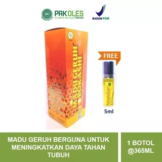 MADU GERUH BOKASHI 365 ML MADU MURNI 100% DARI BUNGA TANAMAN ORGANIK