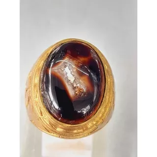 Batu Akik Agate Yaman Wulung Combong