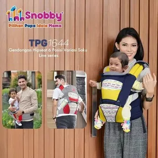 BABYLEON Best Seller Gendongan Bayi Depan Polos Kaos Geos Baby Leon Hipseat Kantong Murah BY 44