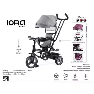 Tricycle IORA T10 PMB T 10 Baby Stroller Kereta Dorong Anak Bayi Dorongan Anak Bayi T09 T 09 T11 T 11 T21 T 21