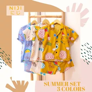 Summer SET/Setelan Anak/Baju Rumah Anak/Baju Anak Murah/Baju Anak Premium/Baju Setelan Anak/Set anak