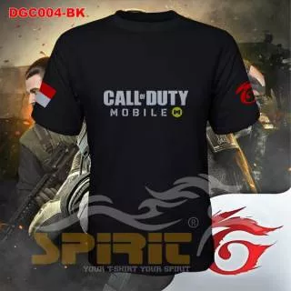 Baju Kaos Atasan Pria Spirit T-Shirt Call Of Duty Mobile Terbaru 2019 Size S~XXXL