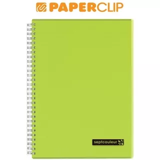 NOTEBOOK B5 MARUMAN SEPTCOULEUR N571/B-03 SPIRAL GREEN