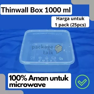 Kotak plastik serbaguna toples plastik murah box plastik container wadah plastik kotak thinwall