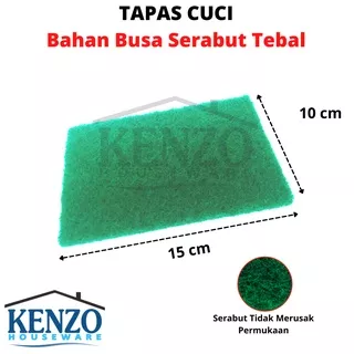 Tapas Hijau Cuci Piring / Tapas Kasar Hijau / Sabut Kasar Cuci Piring