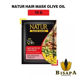 Hair Mask Olive Oil 15gr natur masker rambut olive oil untuk rambut diwarnai