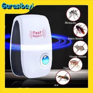 Alat Pengusir Nyamuk Elektronik Dengan Ultrasonik Tikus Kecoak Lalat Pest Reject Pembasmi Riddex