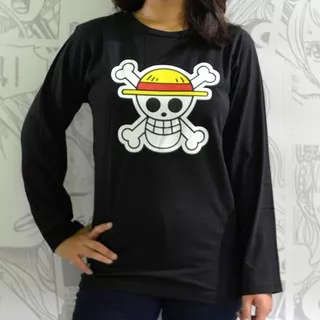 Baju / Kaos Anime Logo One Piece Straw Hat Pirates Mugiwara